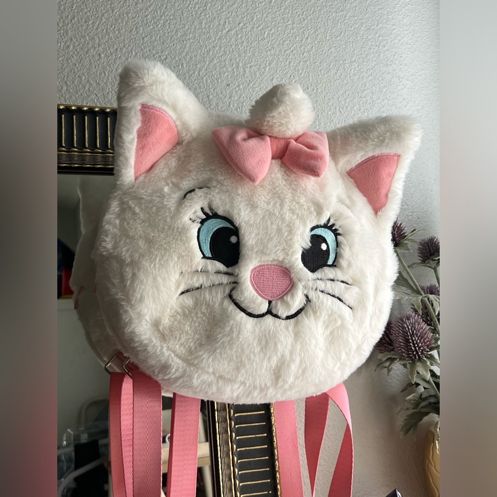 Disney Marie Aristocats Plush Backpack